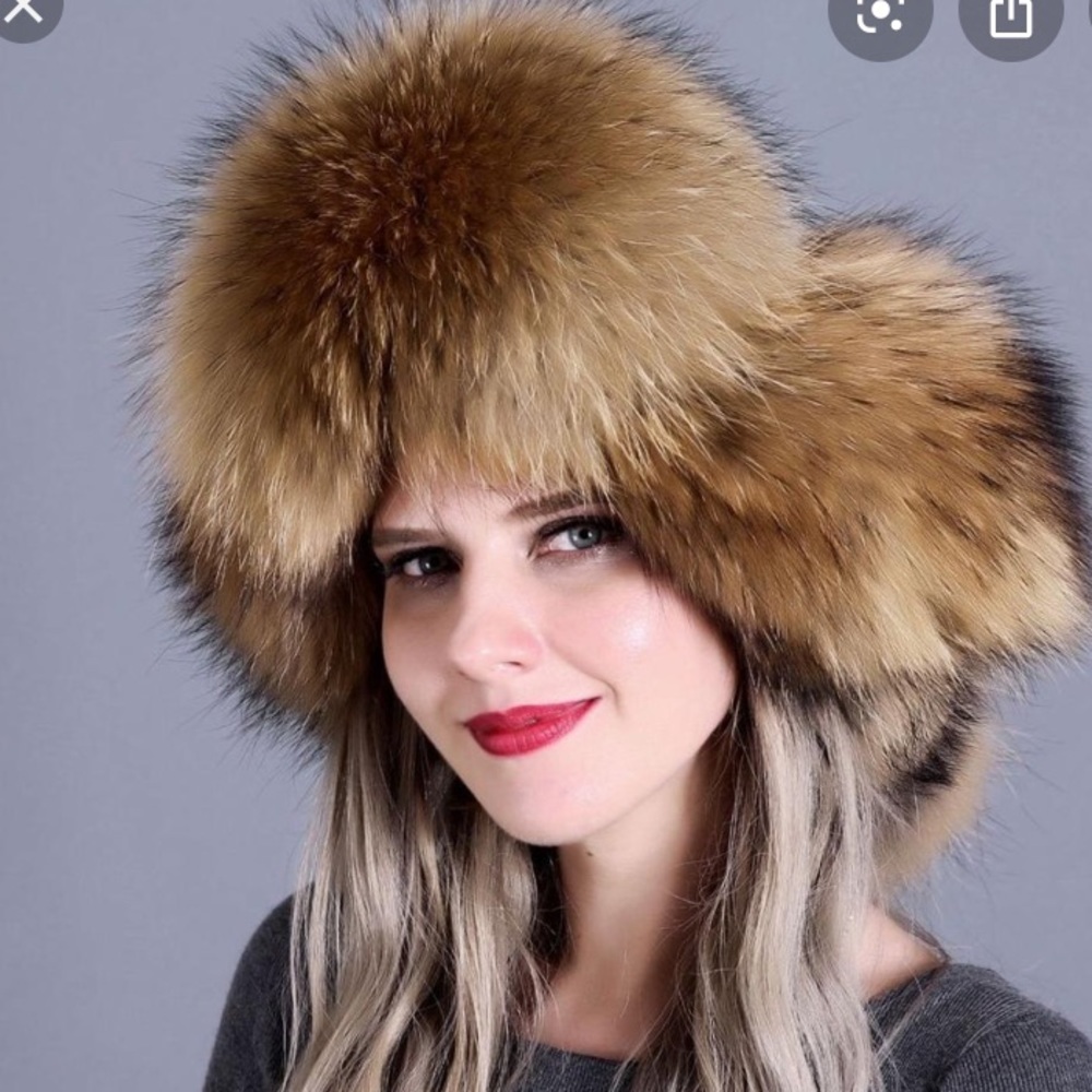 Fox fur hat